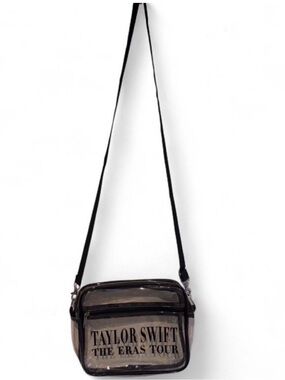 Taylor Swift Eras Tour Clear Stadium Approved Crossbody
Bag Purse Zip Top